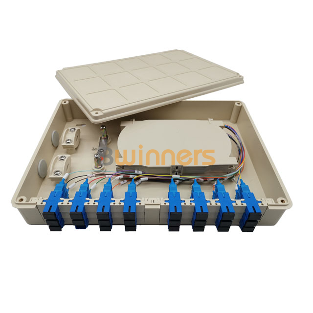 BWINNERS SJOTBST07A Wall Mount Fiber Optic Terminal Box SC 24 Cores